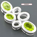 Sterling Silver and Gemstone Pendant (India)