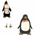 14k Yellow Gold Black and White Penguin Earrings