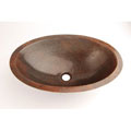 Oval Copper Under Mount Sink