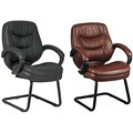 Office Star Deluxe Leather Visitors Chair