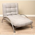 Pebble Grey Reclining Lounger