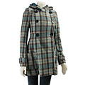 Coffee Shop Women's Long Plaid Jacket