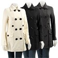 Coffee Shop Women's Double-breasted Wool Coat