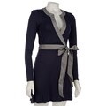 To The Max Women's Long-sleeve Wrap Dress