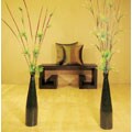 Evergreen Lillies in 20-inch Bamboo Vase