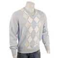 J. Lindeberg Men's V-neck Sports Argyle Sweater