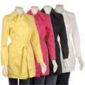 Last Kiss Women's Belted Trench Jacket