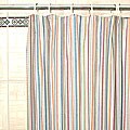 Candy Stripe Shower Curtain