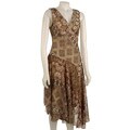 Rabbit Rabbit Rabbit Surplice Printed Dress