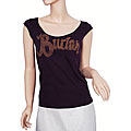 Burton Women's 'Drawn' Eggplant T-shirt