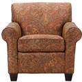 Mira 8-way Hand-tied Paisley Arm Chair