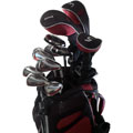 Wilson Deep Red Men's 18-piece Golf Set and Bag