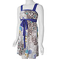 Renee C. Women's Print Empire Sleeveless Dress
