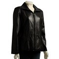 Jones New York Women's Lambskin Scuba Jacket