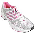 Adidas Women's Pink and Silver Running Shoes