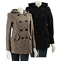 JLo Women's Hooded Peacoat