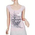 Burton Women's 'Landscape' Light Pink T-shirt