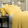 Solid Sateen Yellow Quilt Set