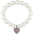Cultured Freshwater Pearl Bracelet with Mom Charm