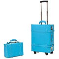 Rockland Blue Handmade 2-piece Carry-On Luggage Set