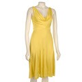 David Meister Sleeveless Cowl Front Jersey Dress
