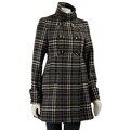 Miss Sixty Women's Plaid Babydoll Coat