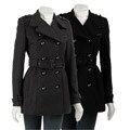 Miss Sixty Women's Patent Trim Trench Coat