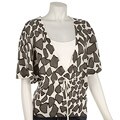 Dolce Cabo Kimono Short-sleeve Deep V-neck Sweater