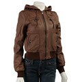 MICHAEL Michael Kors Women's Hooded Bomber Jacket