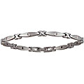 10k White Goldplated Steel Diamond Bracelet (I-J,I2-I3)
