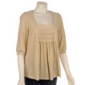 John Paul Richard Women's Square Neck Metallic Top