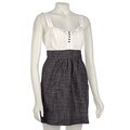 BCBGeneration Women's Ruffle Neck Sheath
