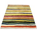 Indo Hand-tufted Striped Rug (9' x 12')