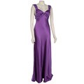 Aidan Mattox Silk Beaded Sweetheart Gown