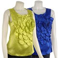 Zuhhah Women's Silk Flower Top