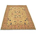 Afghan Soumak Hand-knotted Beige/ Peach Rug (9'2 x 12'6)