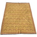 Afghan Soumak Hand-knotted Camel/ Brown Rug (6'7 x 9)