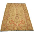 Afghan Soumak Hand-knotted Beige/ Camel Rug (7 x 10)