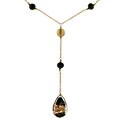 Venetiarum Tear Drop and Spherical Shaped Necklace