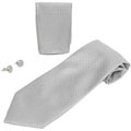 Boston Traveler Men's Tie, Hanky and Cuff Link Set