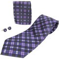 Boston Traveler Men's Tie, Hanky and Cuff Link Set