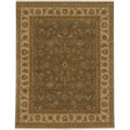 Hand-knotted Falna Handspun Wool Rug (5' 6 x 9')