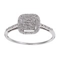 10k Gold 1/10ct TDW Diamond Ring (H-I, I3)