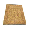 Afghan Soumak Hand-knotted Camel Rug (4'9 x 6'7)
