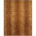Hand-tufted Leopard Wool Rug (8' x 10')