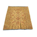 Afghan Soumak Hand-knotted Camel Rug (5 x 6'1)
