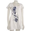 Pathway Floral Print Shirred Neck Tunic