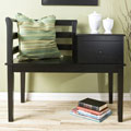 Landa Black Bench