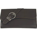 Christian Dior Women's Brown Leather Continental Wallet