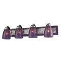Silver 4-light Vanity